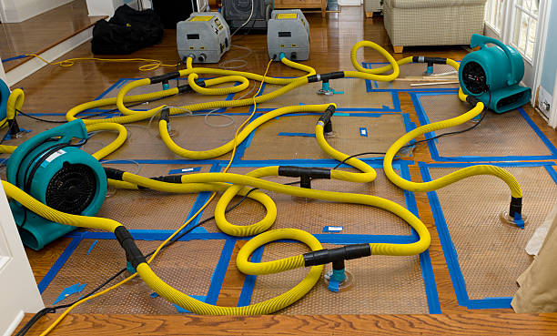 Professional Storm Water Damage Restoration technician working in West Haverstraw, NY